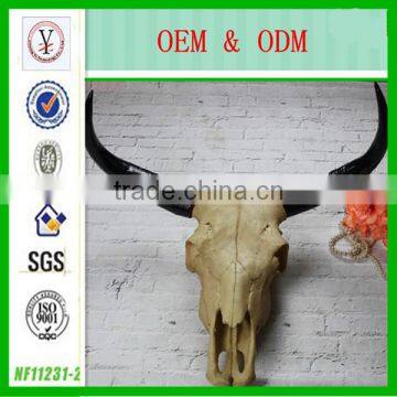 OEM/ODM custome resin buffalo skull