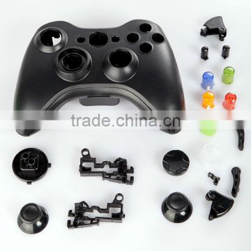 Wireless Controller Shell Full Button Housing Case for XBox 360 Black