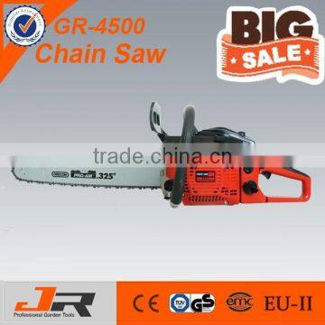 2015 best selling gasoline powered chain saw GR-4500