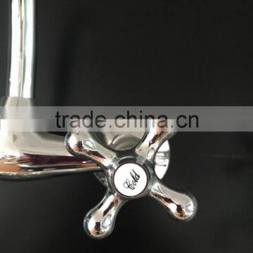 Double Handle Brass ZNIC Kitchen Faucet photo-6