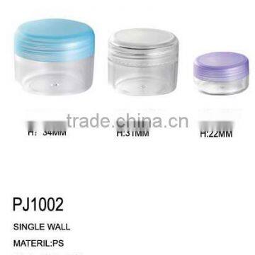 25ml PS Single Wall Transparent Plastic Jar