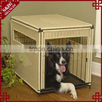 Unique Metal & Wicker Craft Special for Cat and Dog Luxury Pet Cage photo-2