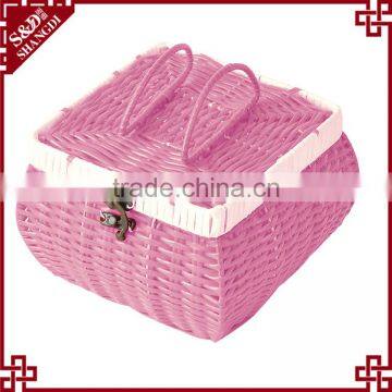 S.D Washing Plastic Rattan Cheap Woven Gift Baskets and Boxes