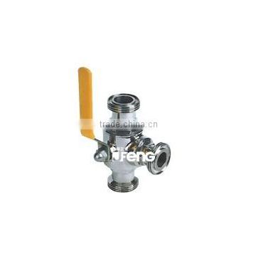 Sanitary Grade Screw Three-way Ball Valve