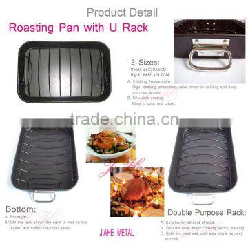 BBQ Baking Pan High-quality Aluminium Rectangle Turkey Roaster photo-3