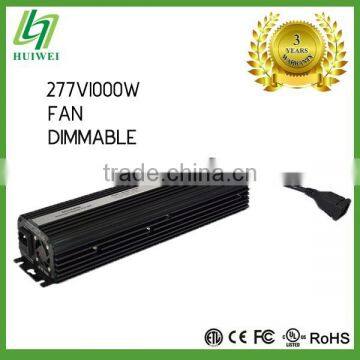 Hydroponic Light Ballast HID 277V1000W Electronic Dimmable Ballast With Cooling Fan Original Manufacturer photo-2