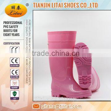 China factory Fashion wellingtons PVC Rain Boot,safety shoes