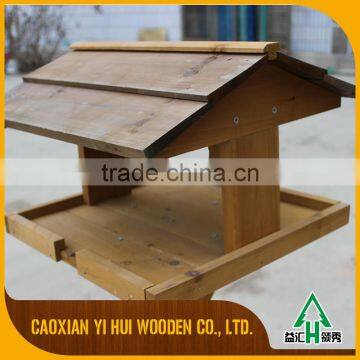 Wooden Bird House/ Garden Bird Cage for Birds With Stand photo-4