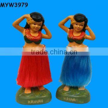 Hawaiian hula girl decoration