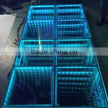 Wedding Club Party RGB Emitting Certification 3D LED Dance Floor photo-6