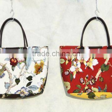 Colorful Canvas Beach Tote Bag With Beautiful Pattern photo-2
