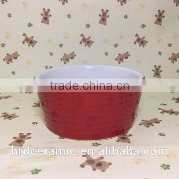 Stocked Nice Colorful Porcelain Round Ceramic Soup Bowl