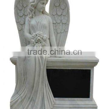 Tombstone.Hand Carved Cemetery Angel Statue Tombstone photo-2