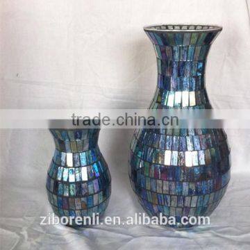 Table Decoration New Design Mosaic Bulk Glass Vases photo-2