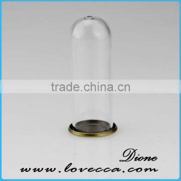 Hot Sale Micro Landscape Glass Cover With Wooden Base /dome Cover Decoration photo-4
