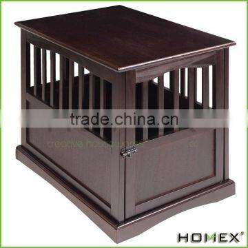 Wood Oversized Dog Cage End Table Homex_BSCI Factory