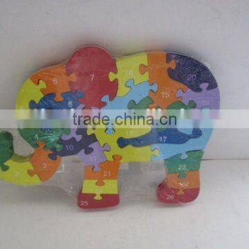 Elephant Shaped Wooden Puzzle photo-2