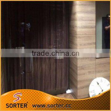 High quality brass fashion aluminum woven mesh curtain restaurant partition