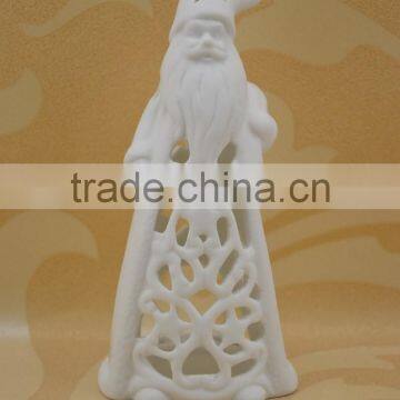 Wholesale Porcelain Tealight Candle Holder With Santa Claus Shape photo-2