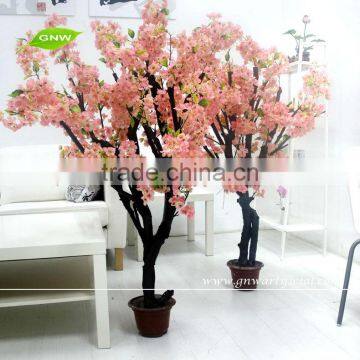 GNW BLS041 Small Cherry Flower Tree Potted for Wedding Table Centerpieces Artificial Tree Bonsai Indoor use