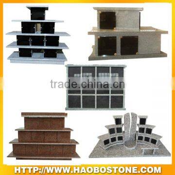 Haobo Factory Wholesale China Granite Columbarium With Square Niches Price