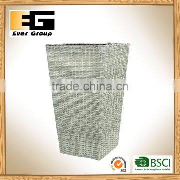 Excellent Quality Plastic Rattan PE Storage Basket and Decoration Parden Planter photo-2