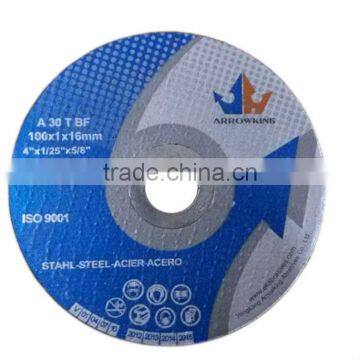 4" 100x1x6mm super thin Bonded Abrasives disc, cut off wheel