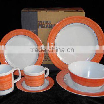 melamine dinnerware set