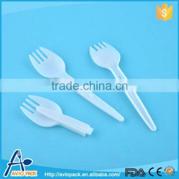 Good quality eco-friendly plastic reusable folding fork spork for dinner