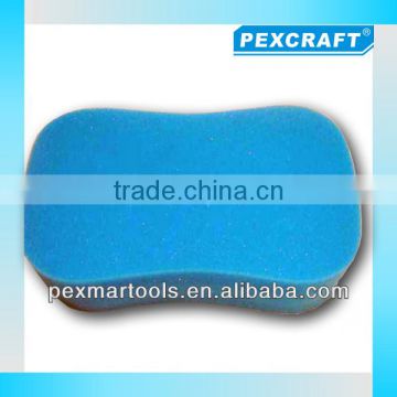 Blue color,Hand use car wash sponge pad