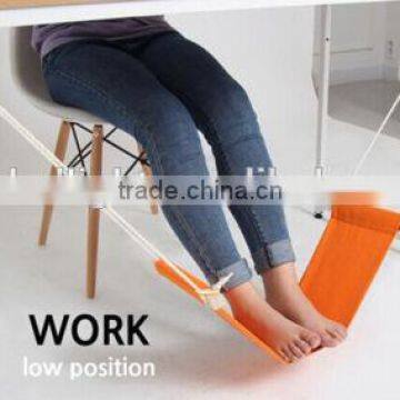 Portable Adjustable Office Foot Hammock Desk Feet Hammock photo-3
