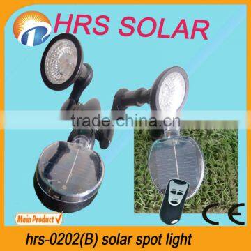 Solar spot light with smart lighting & remote controller