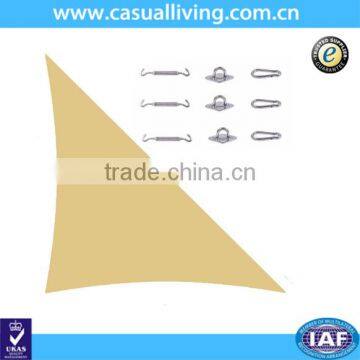 Patio Garden Beach Yard Sun Shade Sails Shade Netting with Steel Hardware