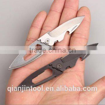 QJT-K02 Hot Sale Keychain Design Camping Knife Multi Function Outdoor Knife photo-4