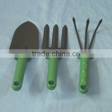 3 Pcs Garden Tool Set,green handle