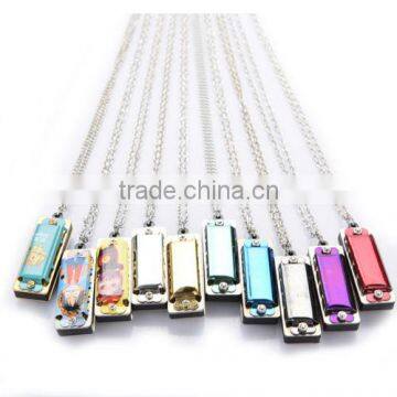 Cheap Best Gift Lovely 4 Hole 8 Tone Mini Harmonica for Kids photo-3
