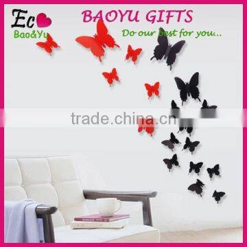 Butterfly removable home wallpaper Art DIY kids room decoration 3d wall stickers