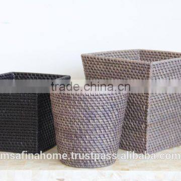 Rattan Decorative Flower Planter photo-2