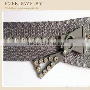 New Item! ZIpper with rhinestone