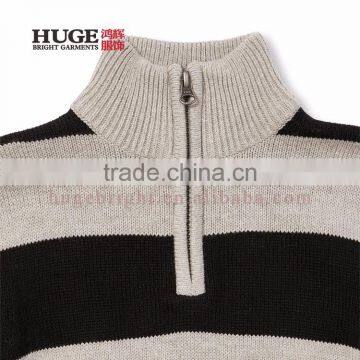 Boys Stripe Bespoke Customized Children Winter Knitted Sweater photo-2