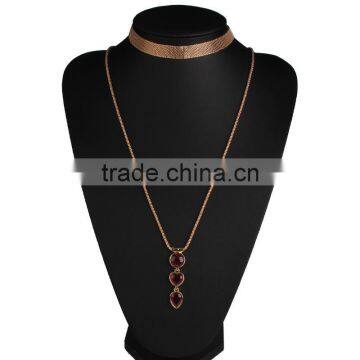 New Design Big Brand ZA Simple Fashion Sweater Long Chain Necklaces photo-2
