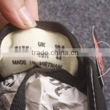 Rubber Sole Brand Canvas Shoes Surplus Overstock Shoe Cheap Wholesale photo-4