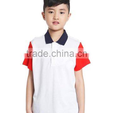 Hot sale high quality new kids polo shirt Summer boy's POLO t shirt made in China