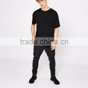T Shirt With Triangular Seams New Design 100% Viscose Fabric Material Mens Tee Mens Tshirt Customizable Manufacturer China photo-4