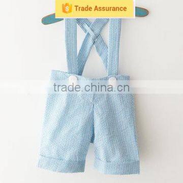 Wholesale Baby Girls Korean Style Baby Leggings Kids Pants Summer Fashion Blue Stripe Shorts photo-5