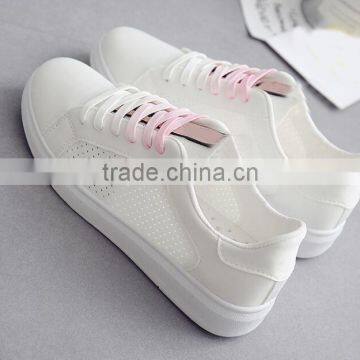 Zm35609a Ladies Fancy Footwear Summer White Casual Canvas Shoes photo-2