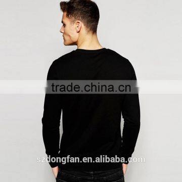 Tight Slim Fit Sweatshirt Men Long Sleeve T Shirt Latest No Hood Sweatshirt Wholesale Clothes Men photo-3