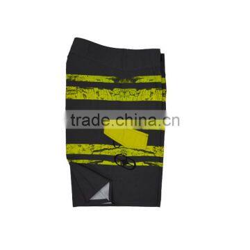 Mens Vintage Striped Board Shorts 100% Polyester photo-3