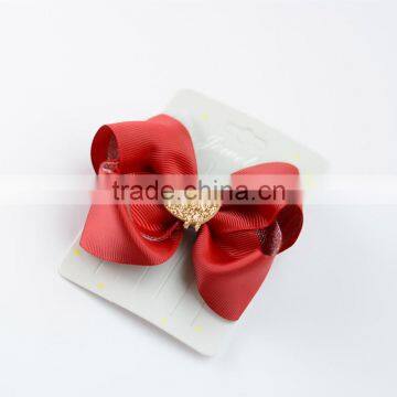 S17164A Wholesale Gift Baby Girl Hair Bow Boutique Clip photo-3