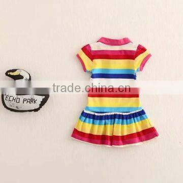 Summer Dresses Pig Printed Cotton Dresses Cute Baby Girls Dresses photo-4